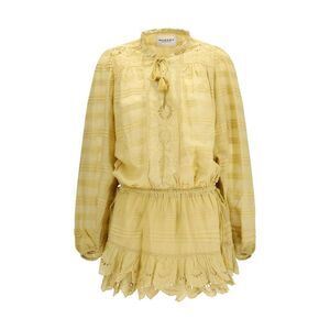 Marant Etoile Bicolor Cotton Casual Women's Dress